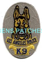 CALIFORNIA,LOS ANGELES POLICE K-9 BADGE PATCH 1_wm